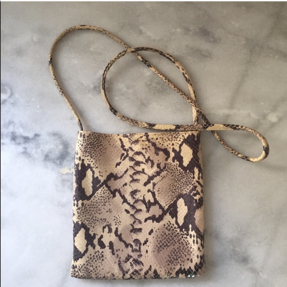 Genuine Snake Skin crossbody bag